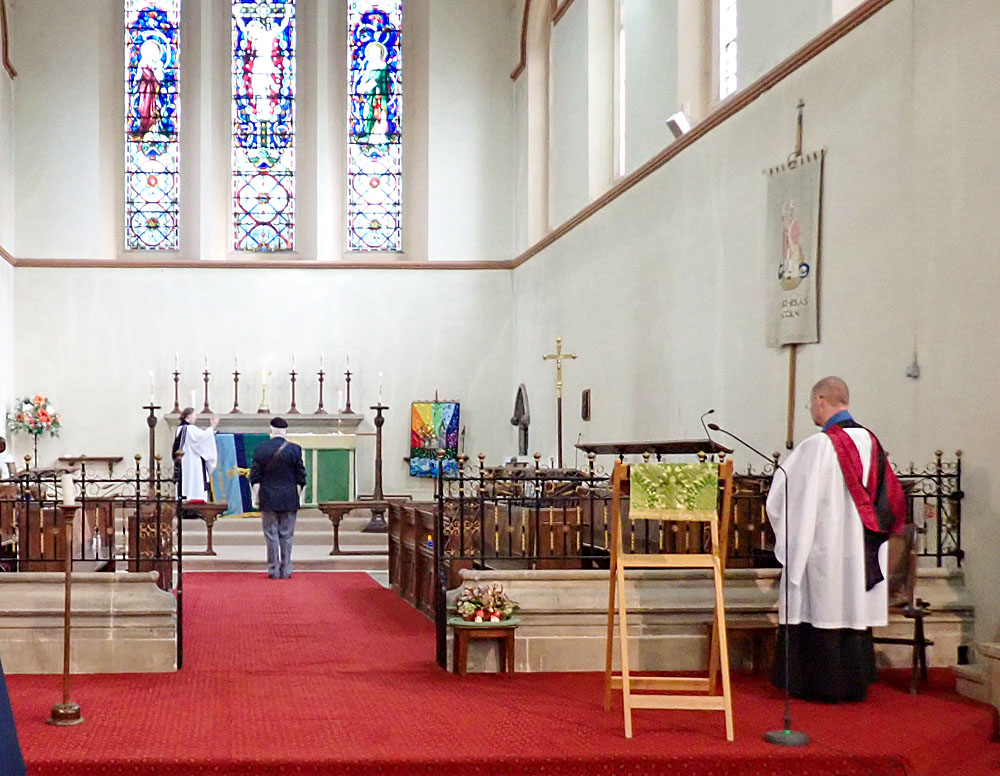 13. Rev'd Kate, blesses and rededicates the Standard.