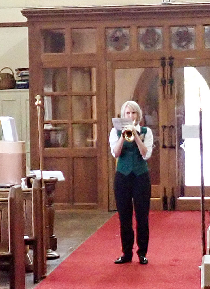 17. The Last Post is played.