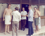 Don Blacklaw, Ben Revell, ? Lombard, Geordie Tully, Bob Elkins & George Emerson