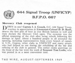 644 Signal Troop UNFICYP