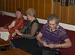 L-R Sylvia Revell, Mrs Gratrick & Jane Brewer